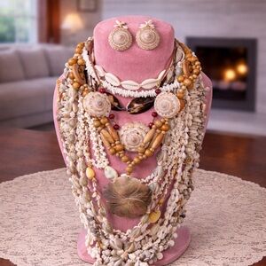 Shell Necklace Lot - 12 pcs